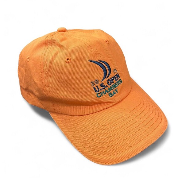 NEW US Open 2015 Chambers Bay Golf Hat Cap Strap Back Adjustable USGA Washington - Picture 2 of 4